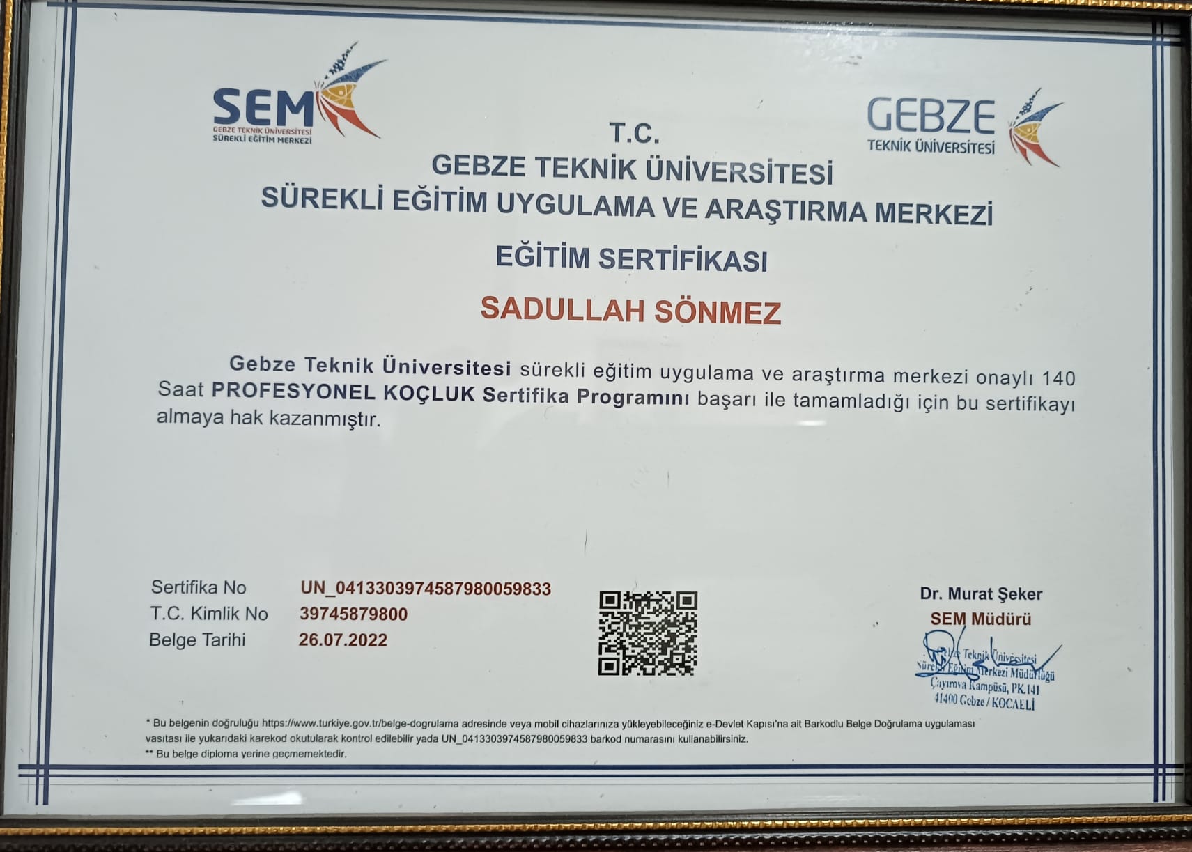 KOÇLUK SEANSI